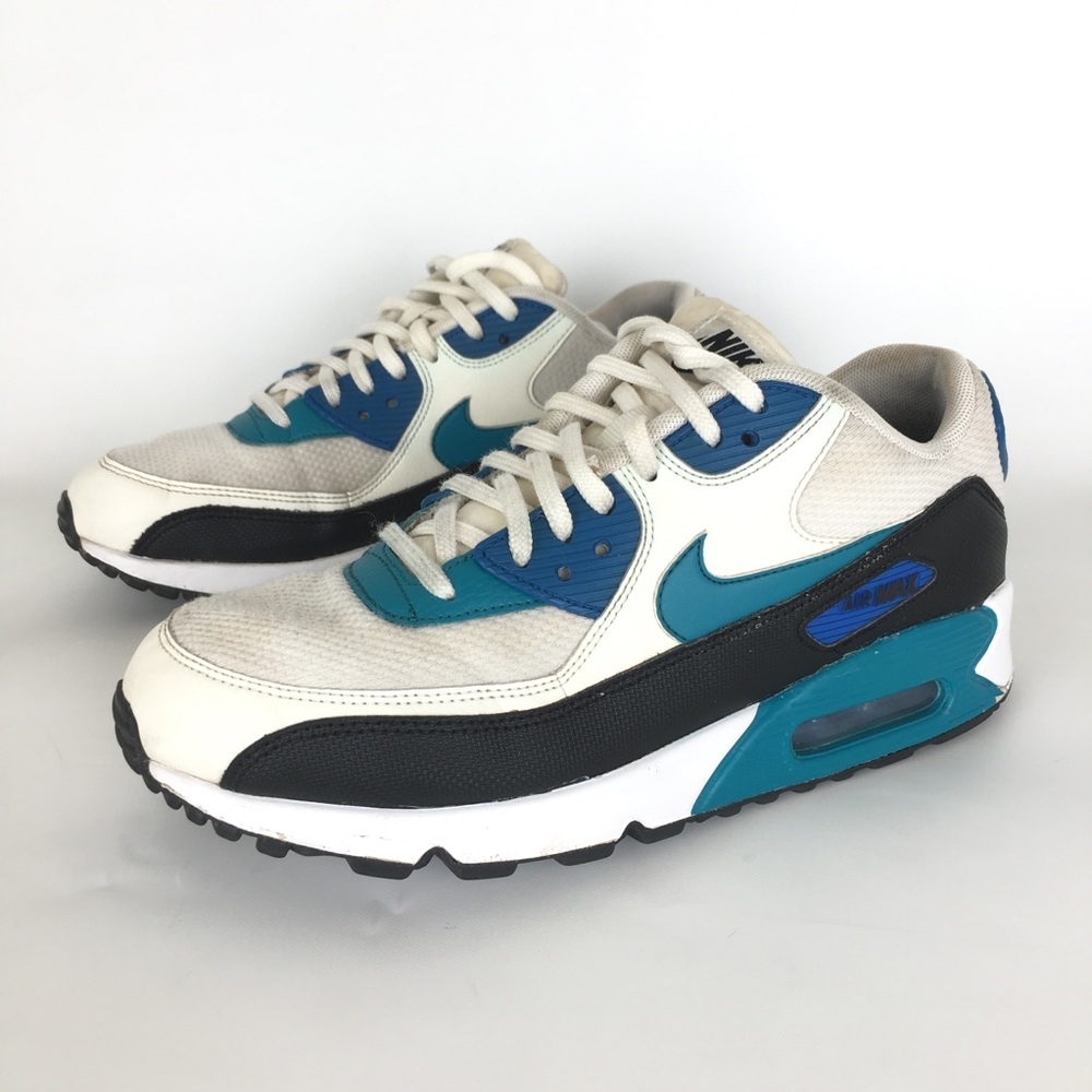 Nike Air Max 90s OG Women’s Shoes Blue White Sneakers Women’s Size 9 - Picture 3 of 15
